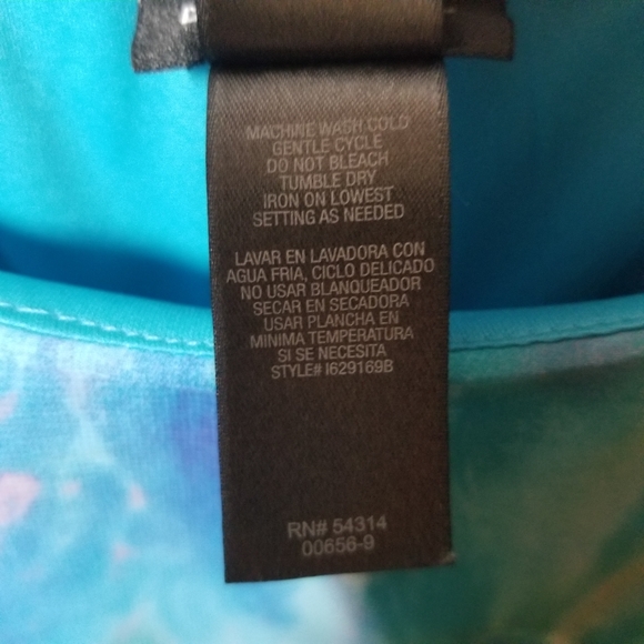 Bisou Bisou bt Michele Bohbot | Floral Multi-Color | Maxi Dress | Size 8 - Picture 11 of 12